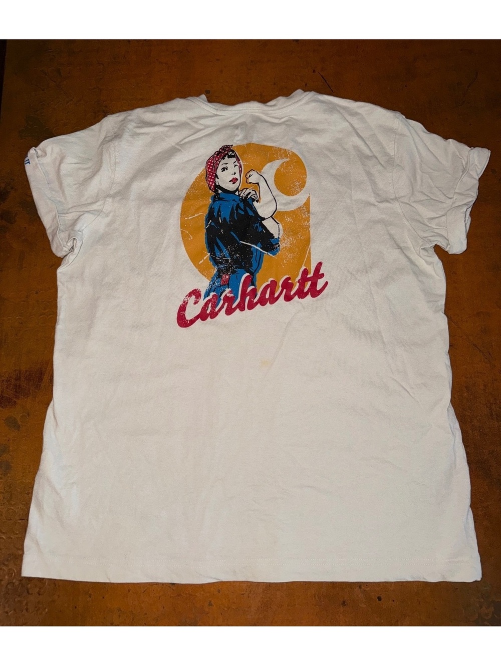 Carhartt “We Can Do It” Rosie Graphic Pocket T-Shirt – Large